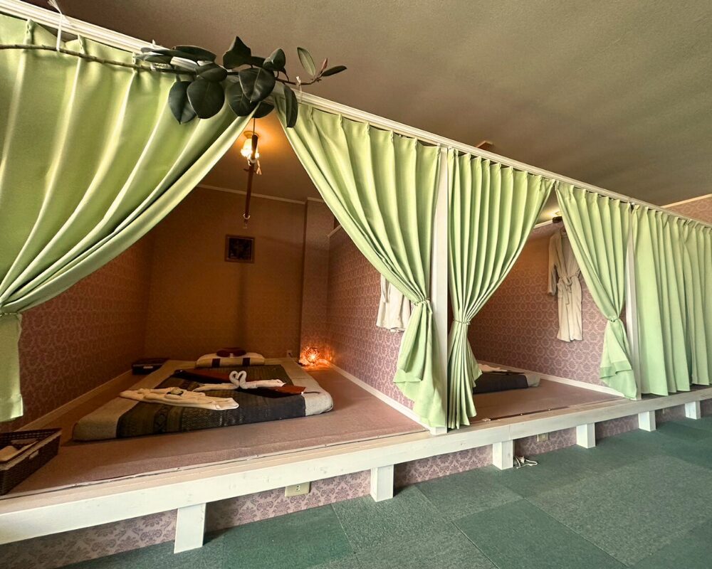 茨城県東茨城郡茨城町前田のタイ古式マッサージ・スワナプンの施術室