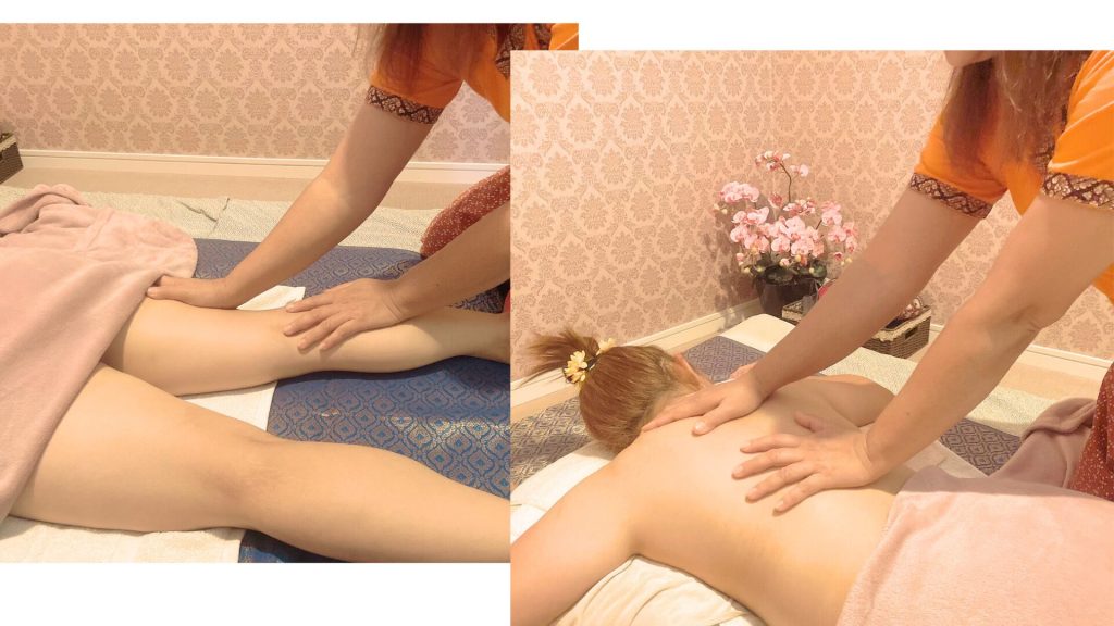 茨城県東茨城郡茨城町前田のタイ古式マッサージ・スワナプンのオイルマッサージ