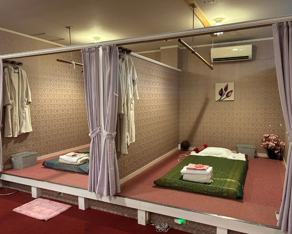 茨城県東茨城郡茨城町前田のタイ古式マッサージ・バイトゥイの施術室