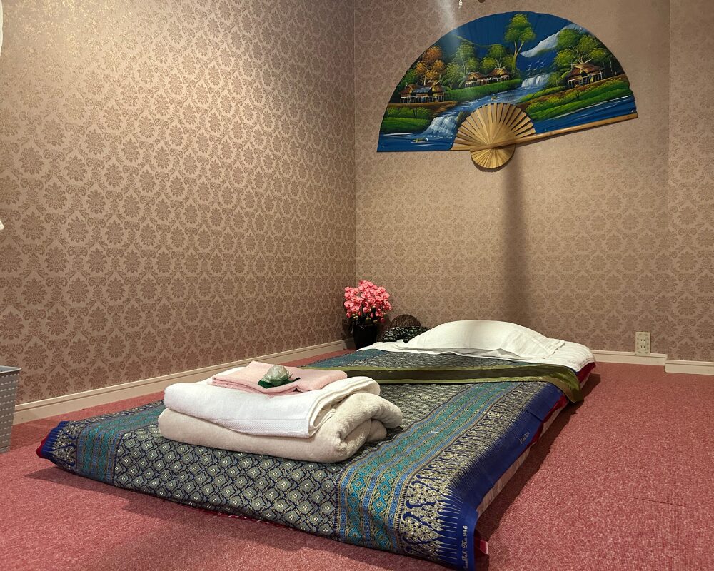 茨城県東茨城郡茨城町前田のタイ古式マッサージ・バイトゥイの施術室